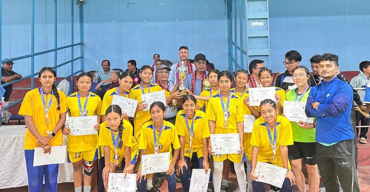 कुमुदिनी र मंगललाई खो खो उपाधि